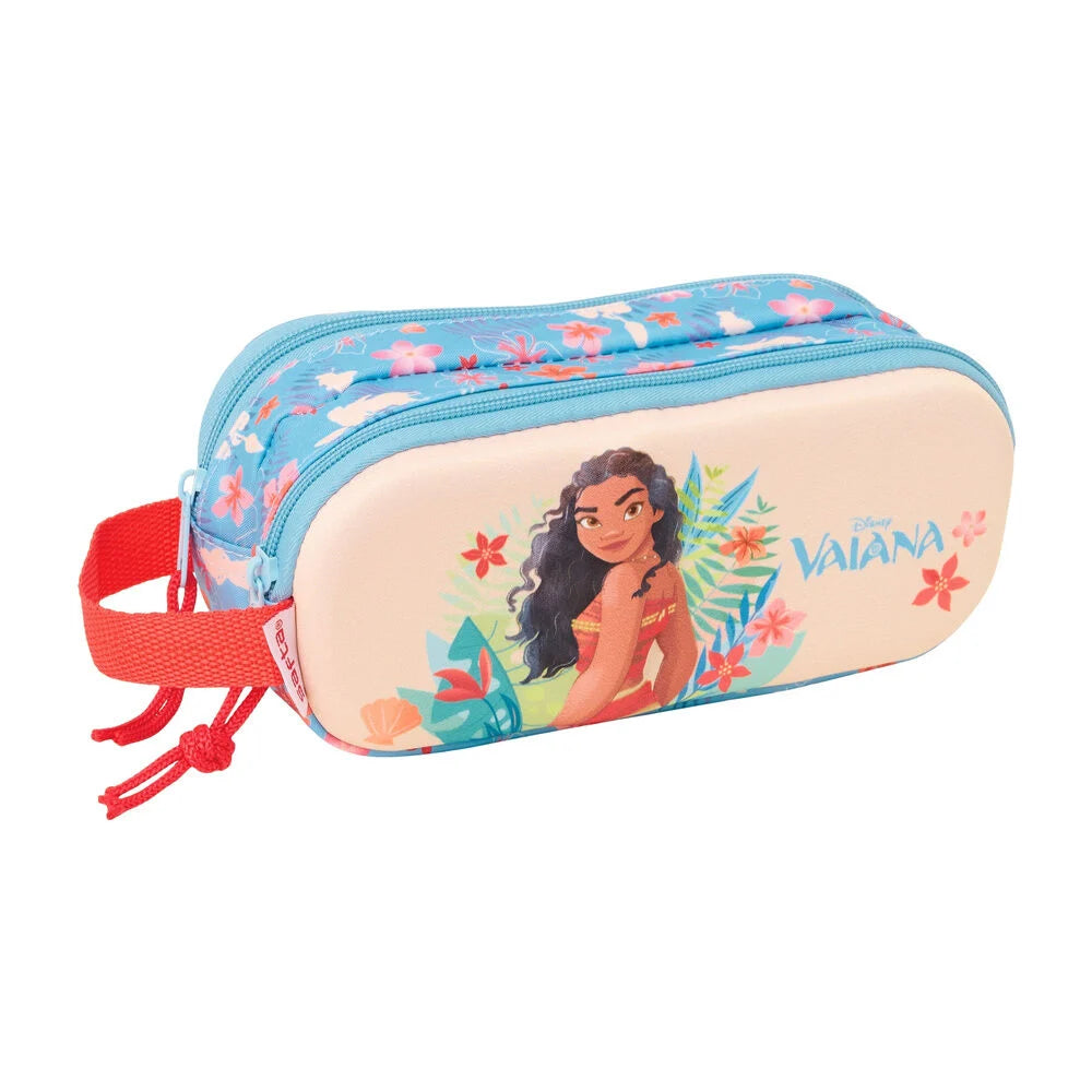 Estojo duplo 3D Vaiana Moana Disney