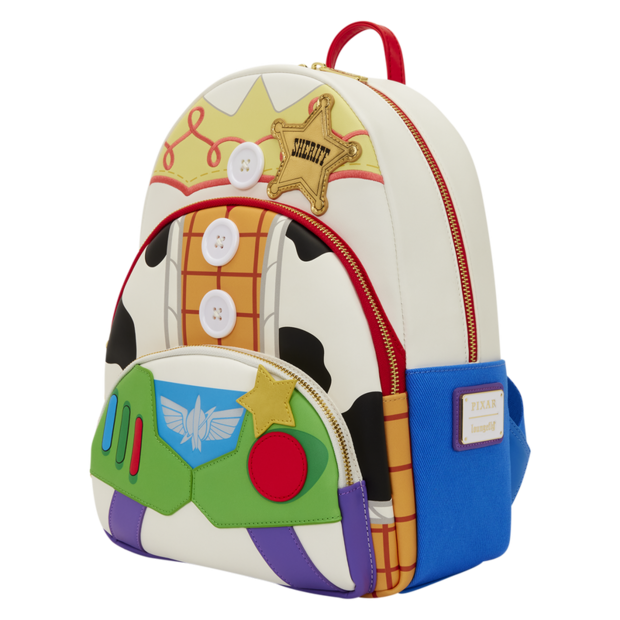 Mochila Jessie, Woody & Buzz Lightyear Toy Story 5 Disney Pixar Loungefly 31cm