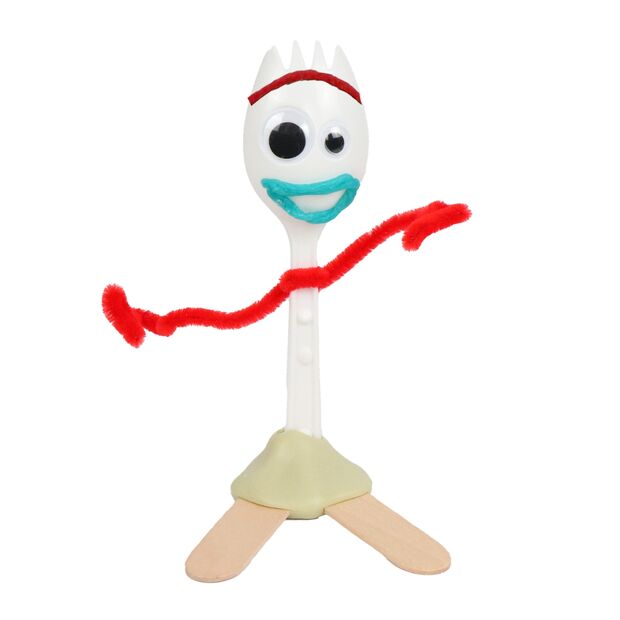 Cria o teu próprio conjunto com o Forky e a Karen de Toy Story 5 da Disney Pixar.