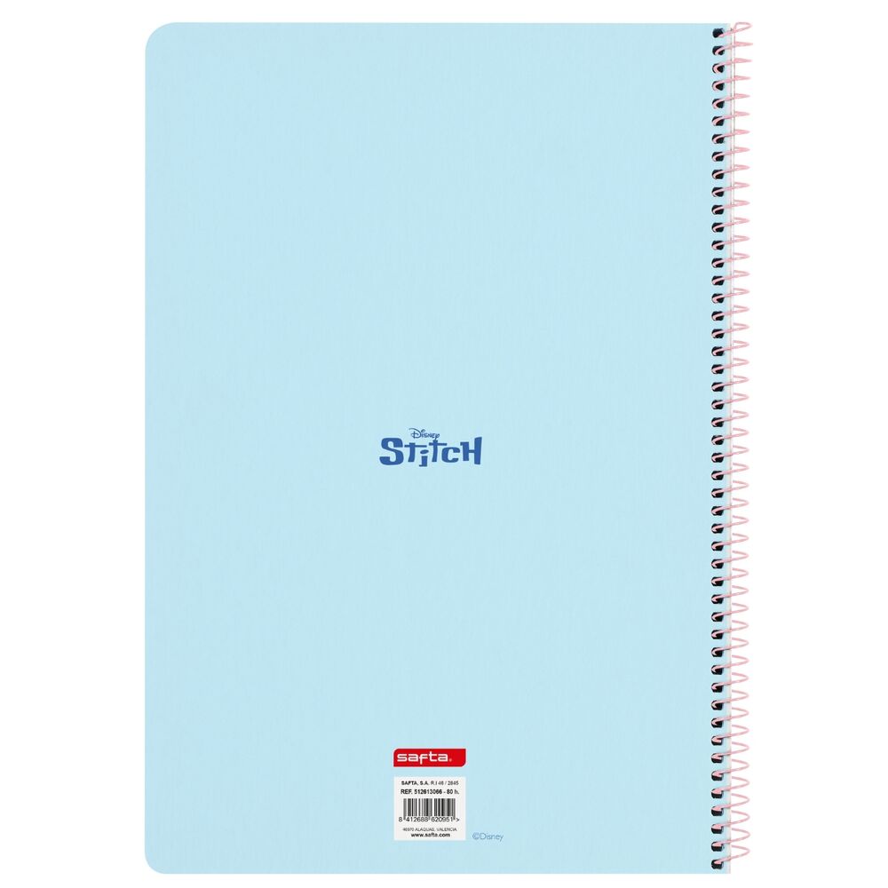Caderno A4 Ohana Stitch Disney