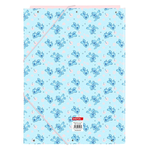 Pasta com aba A4 Ohana Stitch Disney