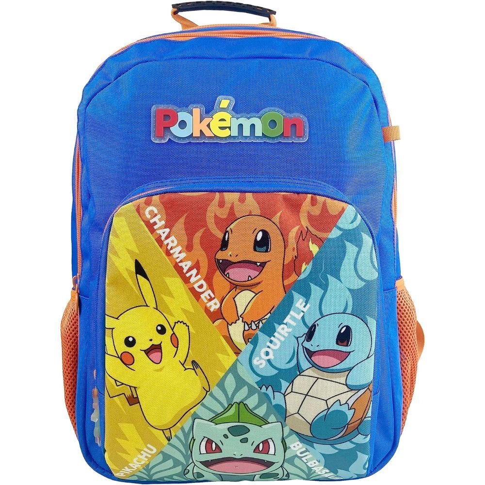 Mochila Starters Pokemon 43cm adaptável