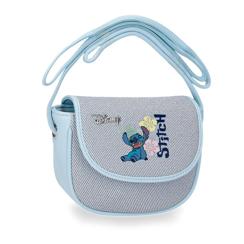 Tiki Stitch Disney denim flap shoulder bag