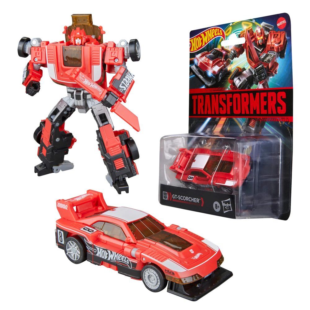 Figura Transformers x Hot Wheels GT-Scorcher 12,5 cm