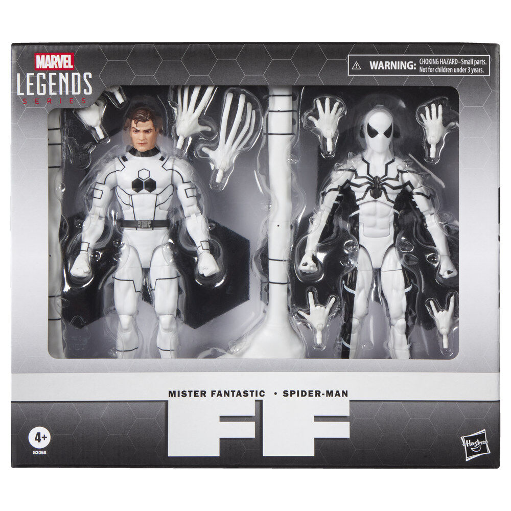 Conjunto 2 figuras Mister Fantastic & Spiderman Os 4 Fantásticos Marvel Legends Series 15 cm - imagem 1