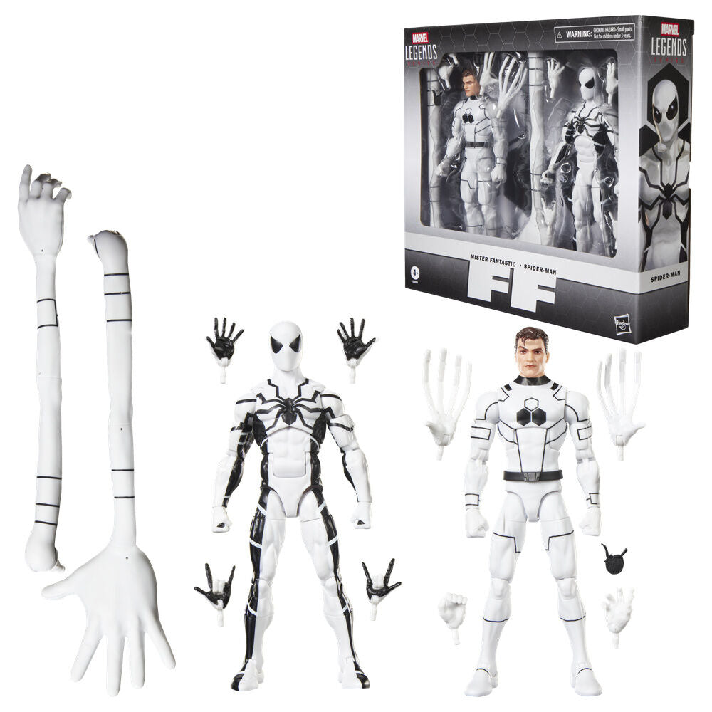 Conjunto 2 figuras Mister Fantastic & Spiderman Os 4 Fantásticos Marvel Legends Series 15 cm - imagem 13