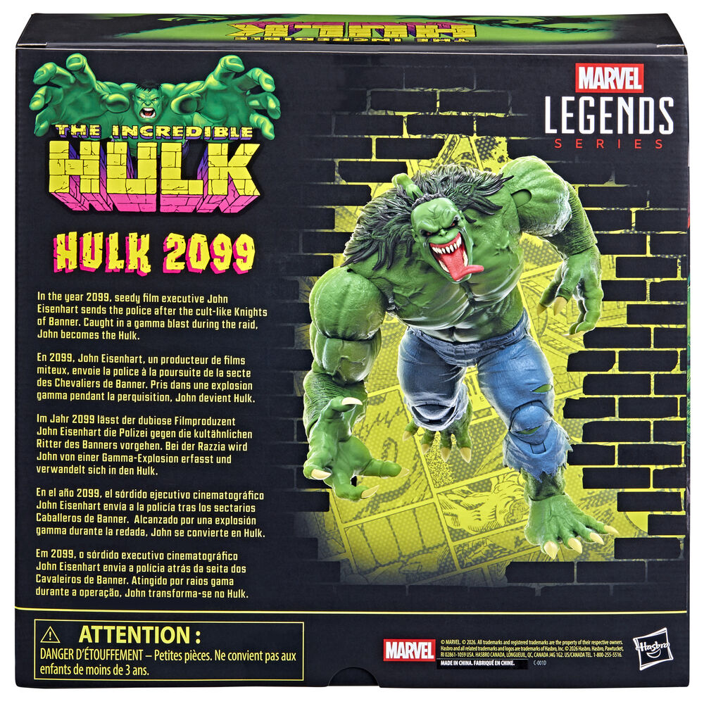 Figura Hulk 2099 - El Increible Hulk Marvel Legends Series 15 cm - imagem 4