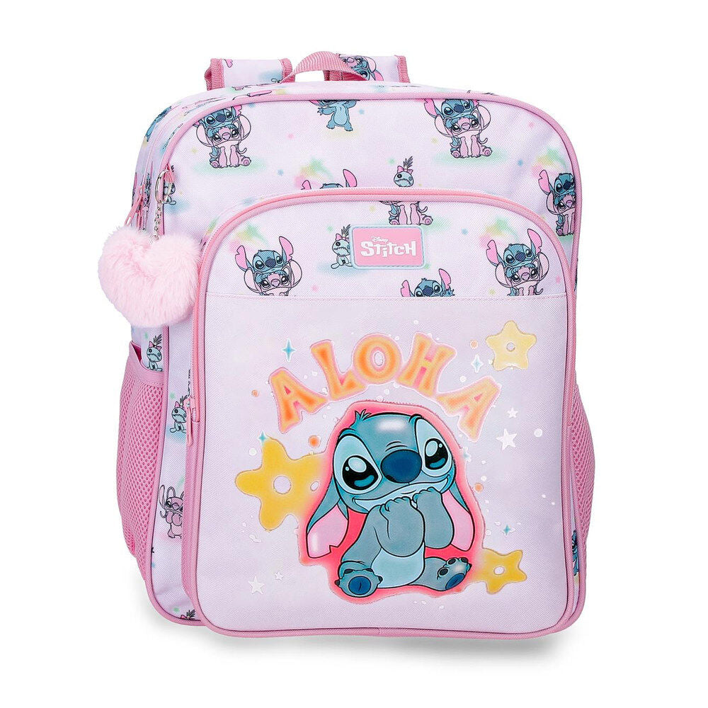 Mochila You & Me Stitch Disney 40cm adaptável