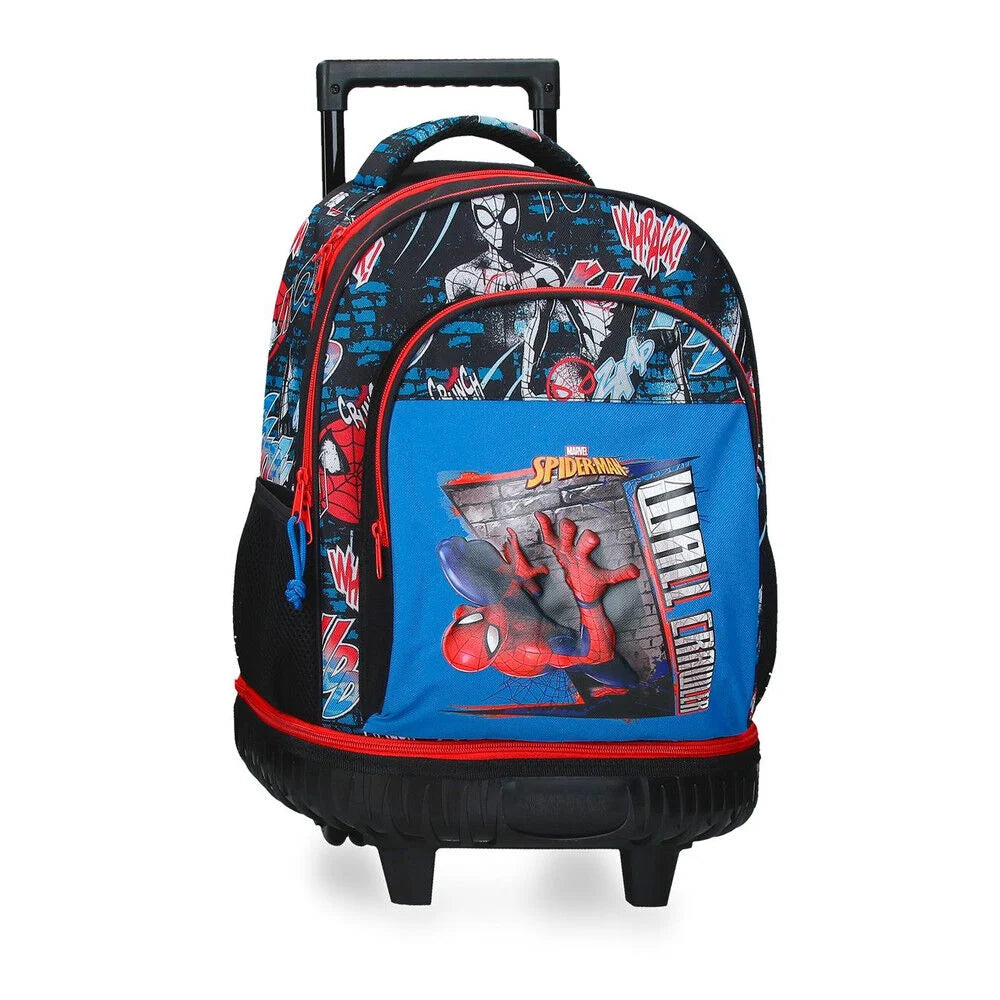 Trolley compact Wall Crawler Spiderman Marvel removível 43cm