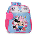Mochila Flowers Minnie Disney 33cm adaptável