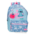 Mochila Hearts Stitch Disney 44cm adaptável