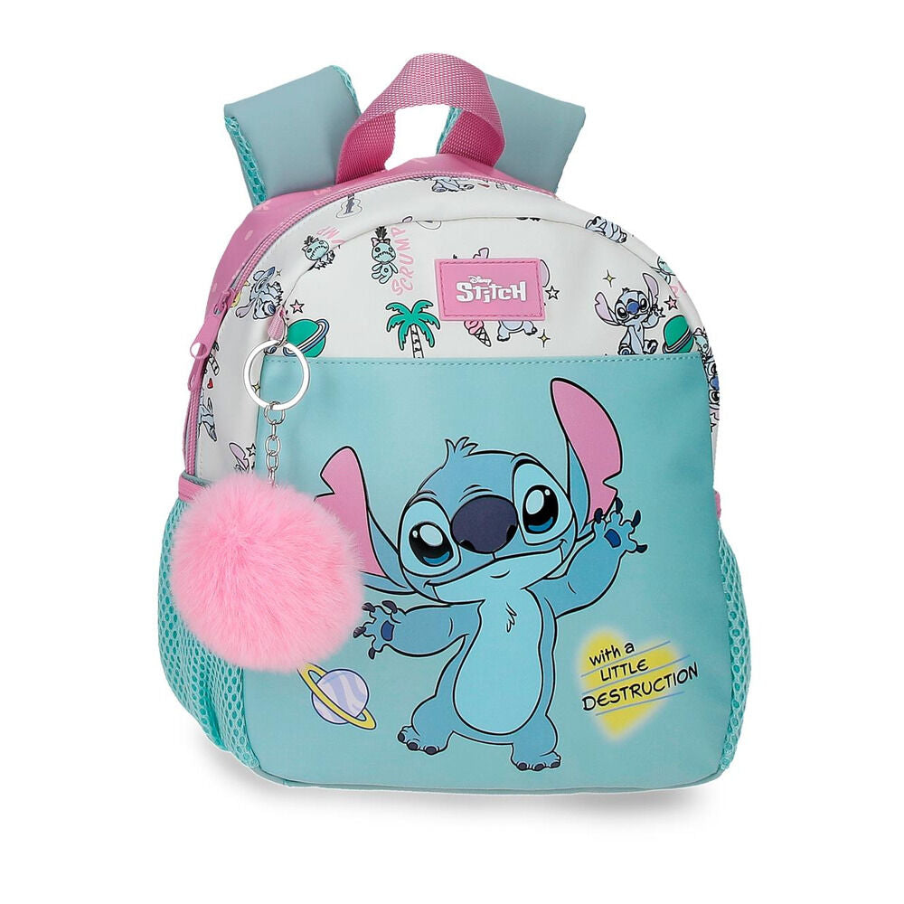 Mochila Little Destruction Stitch Disney 26cm