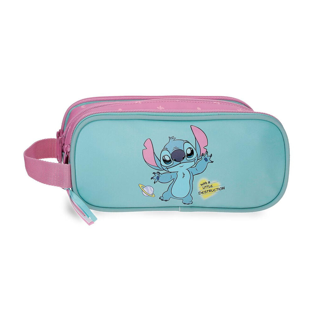 Estojo duplo Little Destruction Stitch Disney