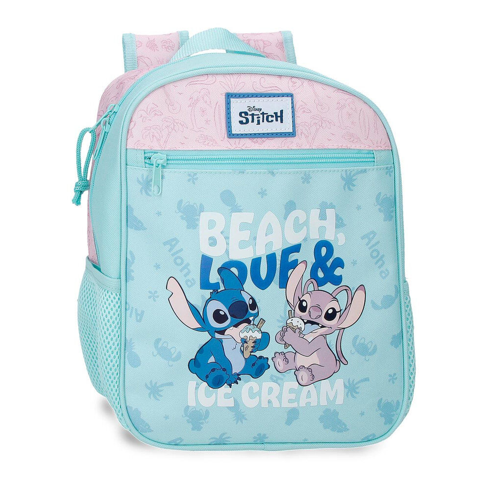 Mochila Beach & Love Stitch Disney 28cm