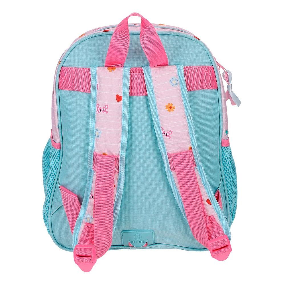 Mochila Happy To Be Me Minnie Disney 33cm adaptável