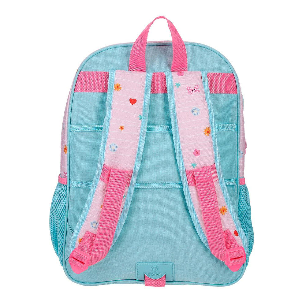 Mochila Happy To Be Me Minnie Disney 40cm adaptável