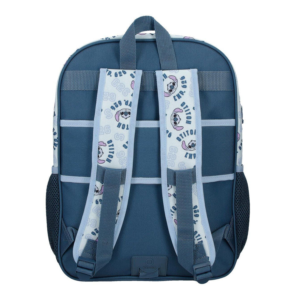 Mochila Keep Going Stitch Disney 40cm adaptável