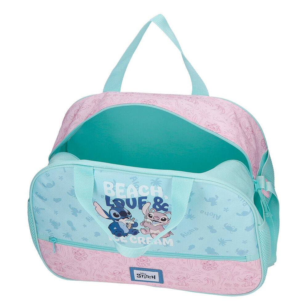 Saco de desporto Beach & Love Stitch Disney 40cm