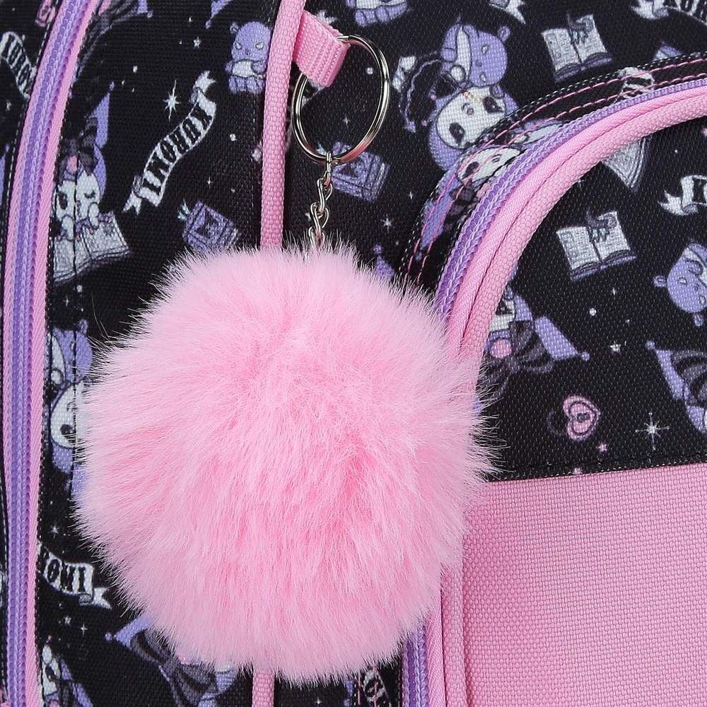 Trolley compact Telling Kuromi Hello Kitty removível 43cm