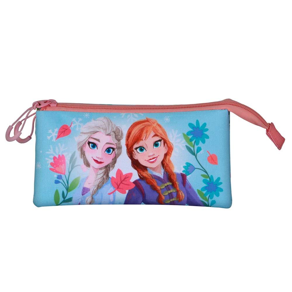 Estojo triplo Heart Frozen 2 Disney