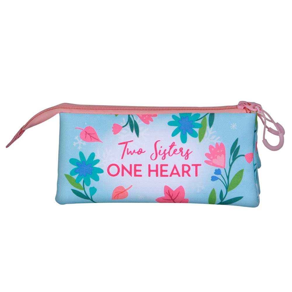 Estojo triplo Heart Frozen 2 Disney