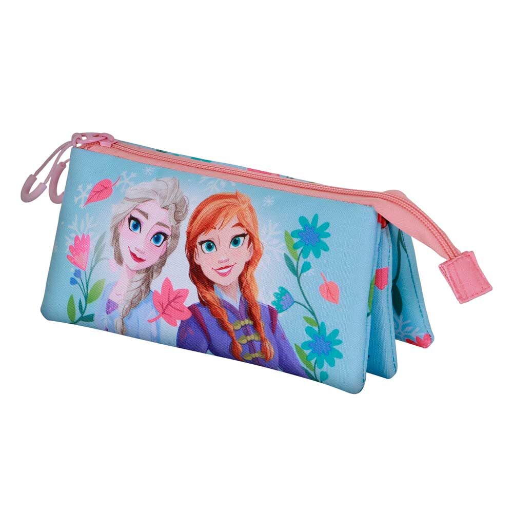 Estojo triplo Heart Frozen 2 Disney