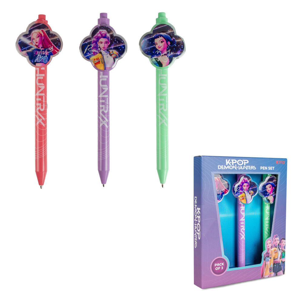 Set of 3 K-POP Demon Hunters pens
