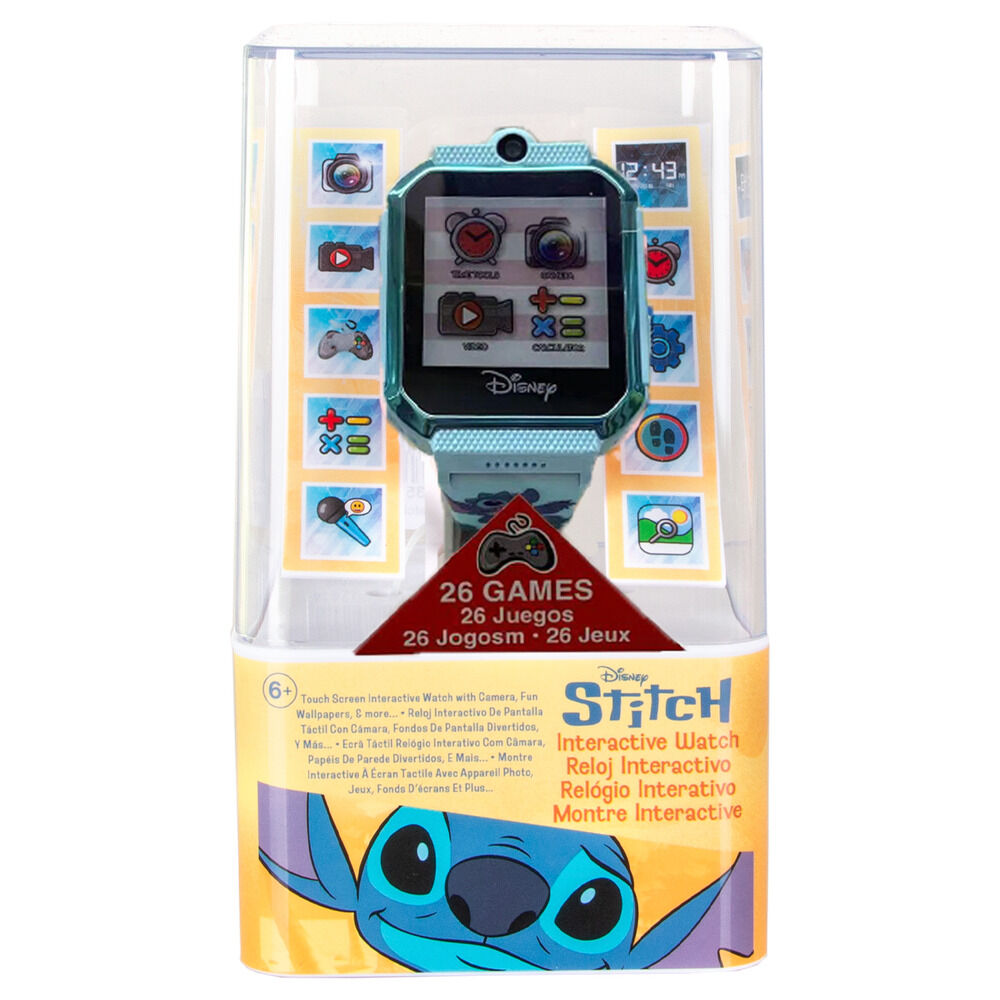 Relógio interativo Stitch Disney