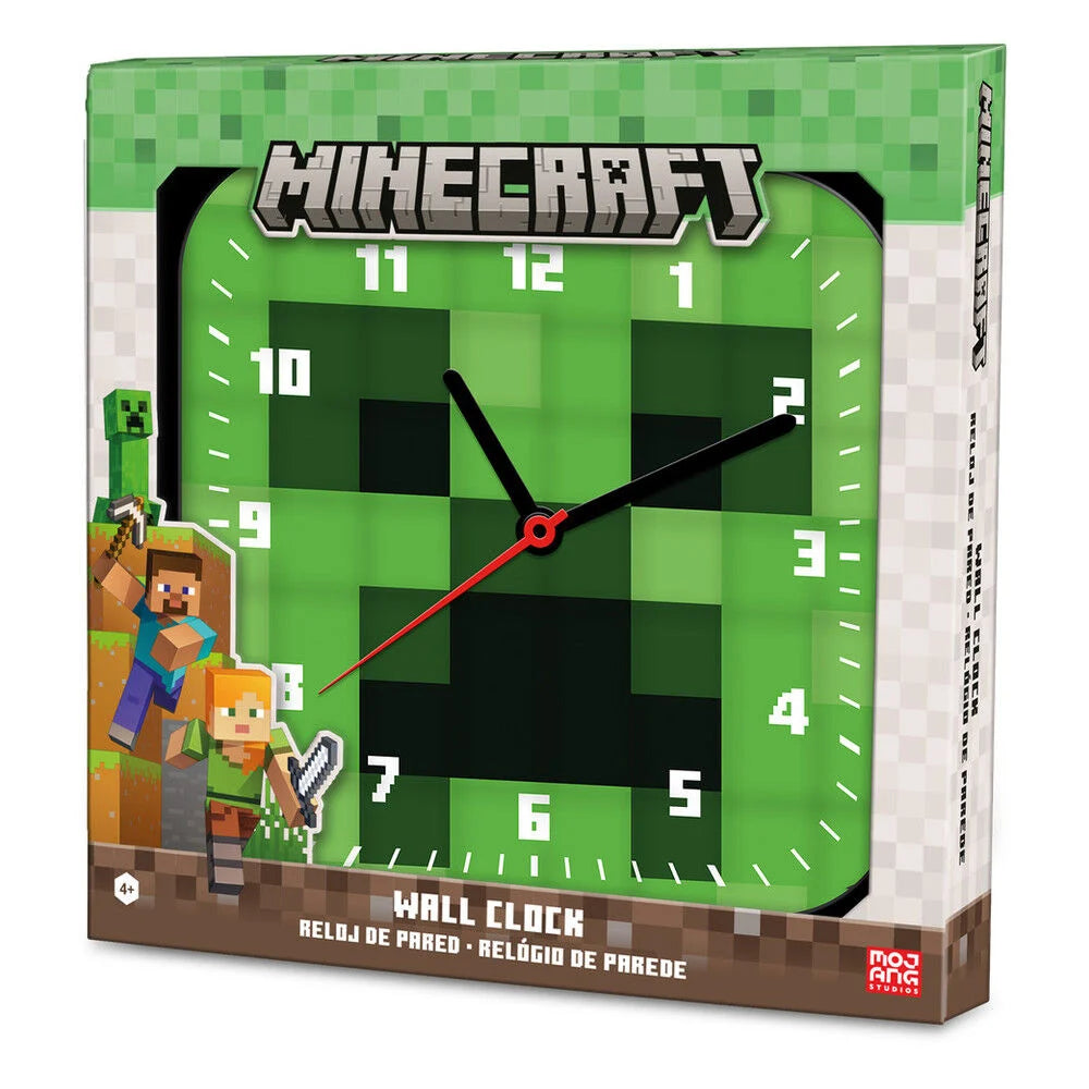 Relógio de Parede Minecraft