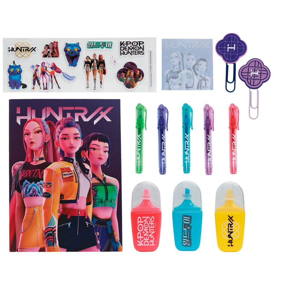 Conjunto de Papelaria K-POP Demon Hunters