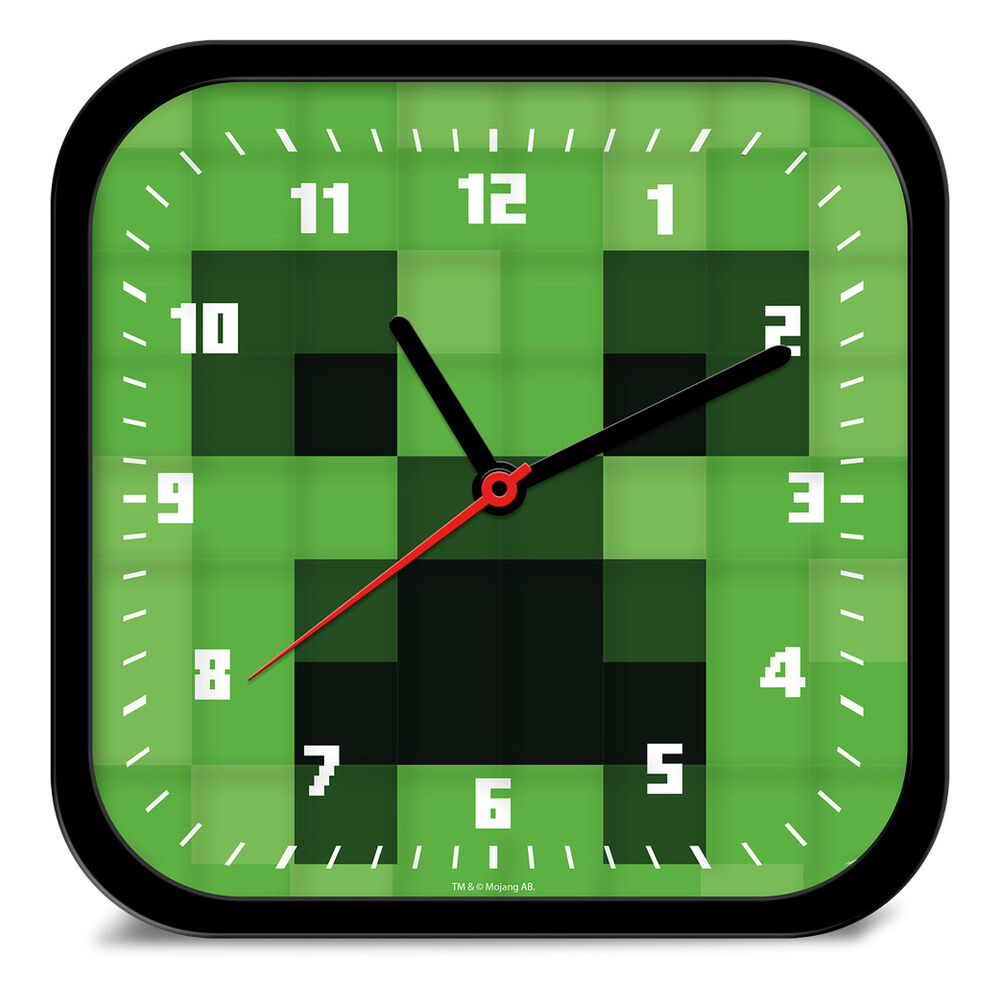 Relógio de Parede Minecraft
