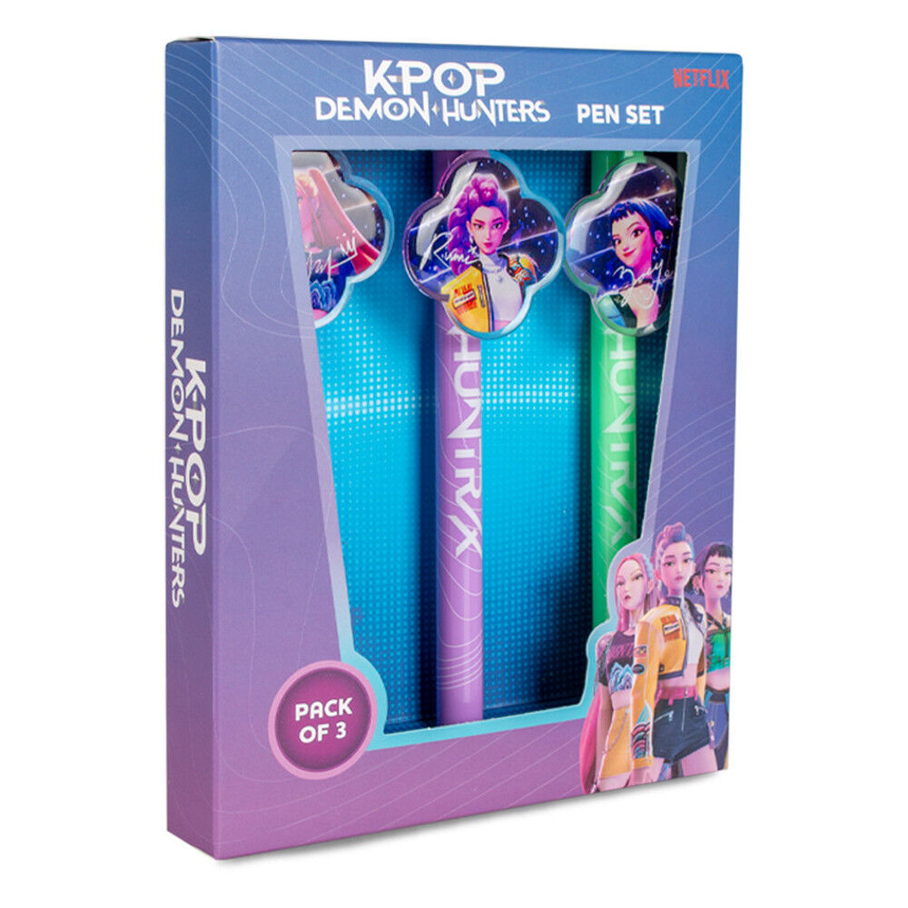 Conjunto de 3 canetas K-POP Demon Hunters