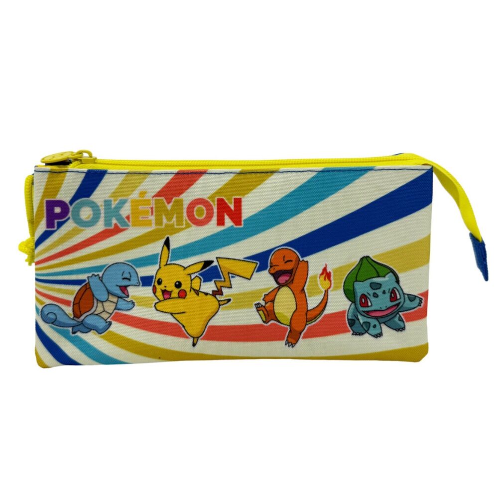 Estojo triplo Iris Pokemon