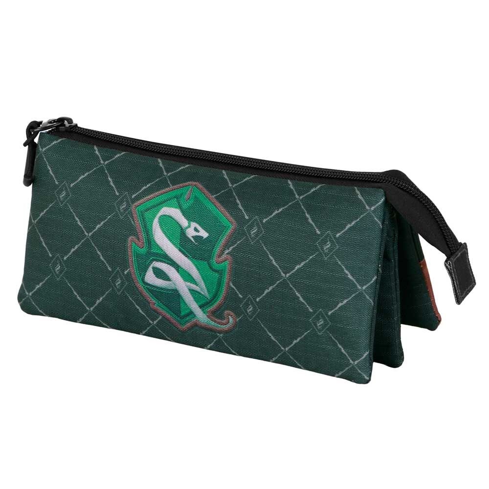 Estojo triplo Slytherin Harry Potter