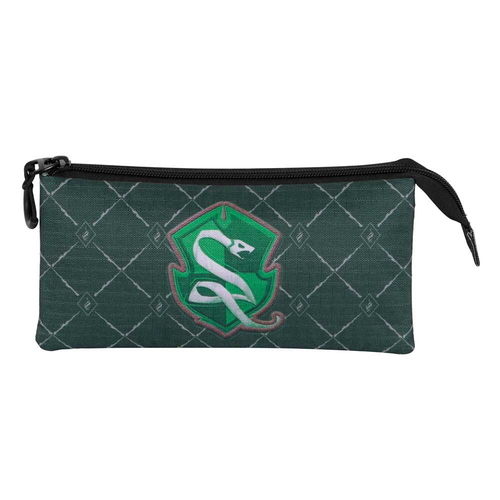 Estojo triplo Slytherin Harry Potter