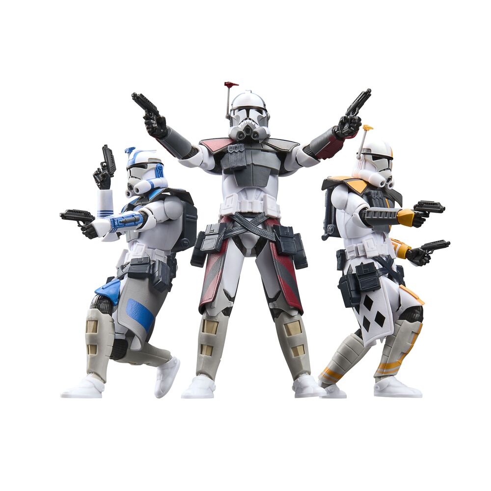Conjunto 3 Figuras Star Wars The Clone Wars Star Wars The Black Series 15 cm - imagem 8