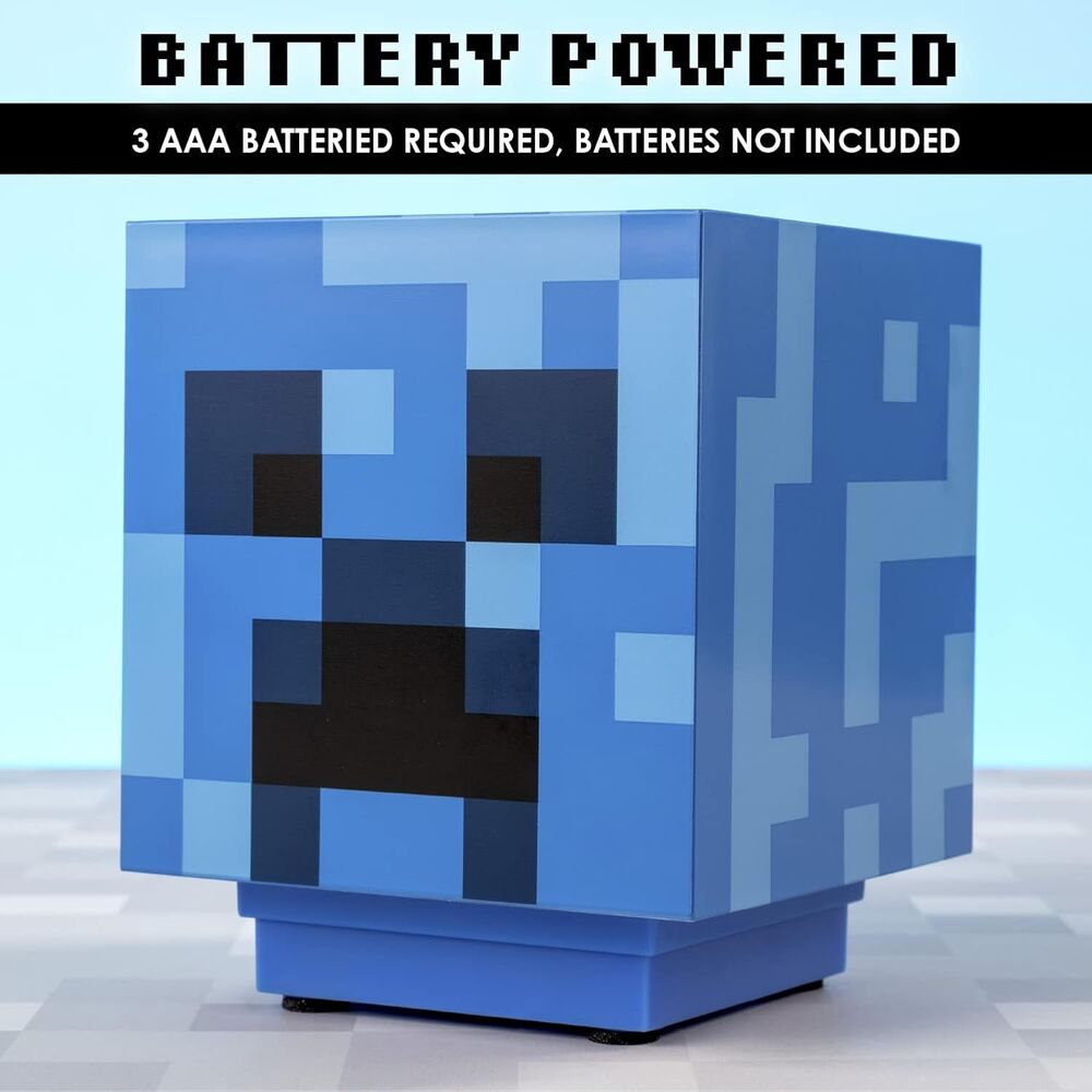 Candeeiro sonoro 3D Charged Creeper Minecraft