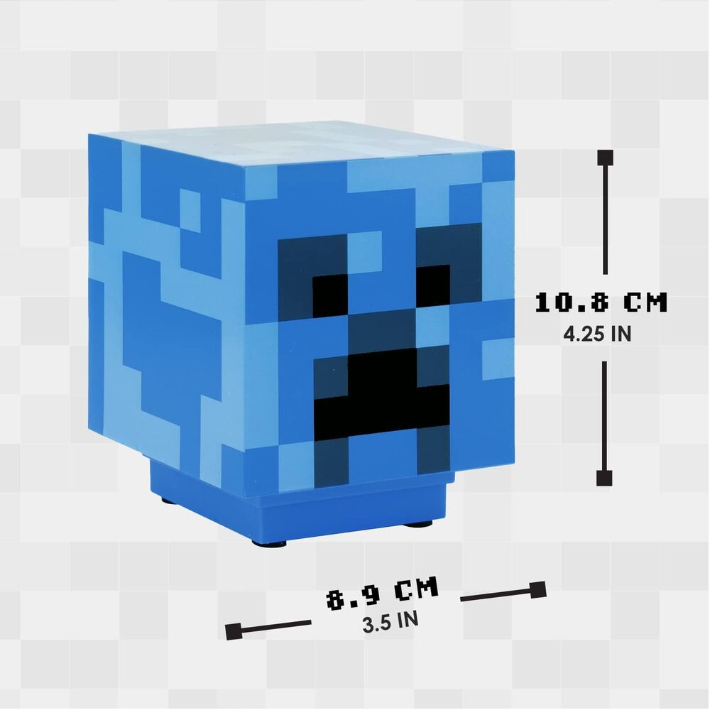 Candeeiro sonoro 3D Charged Creeper Minecraft