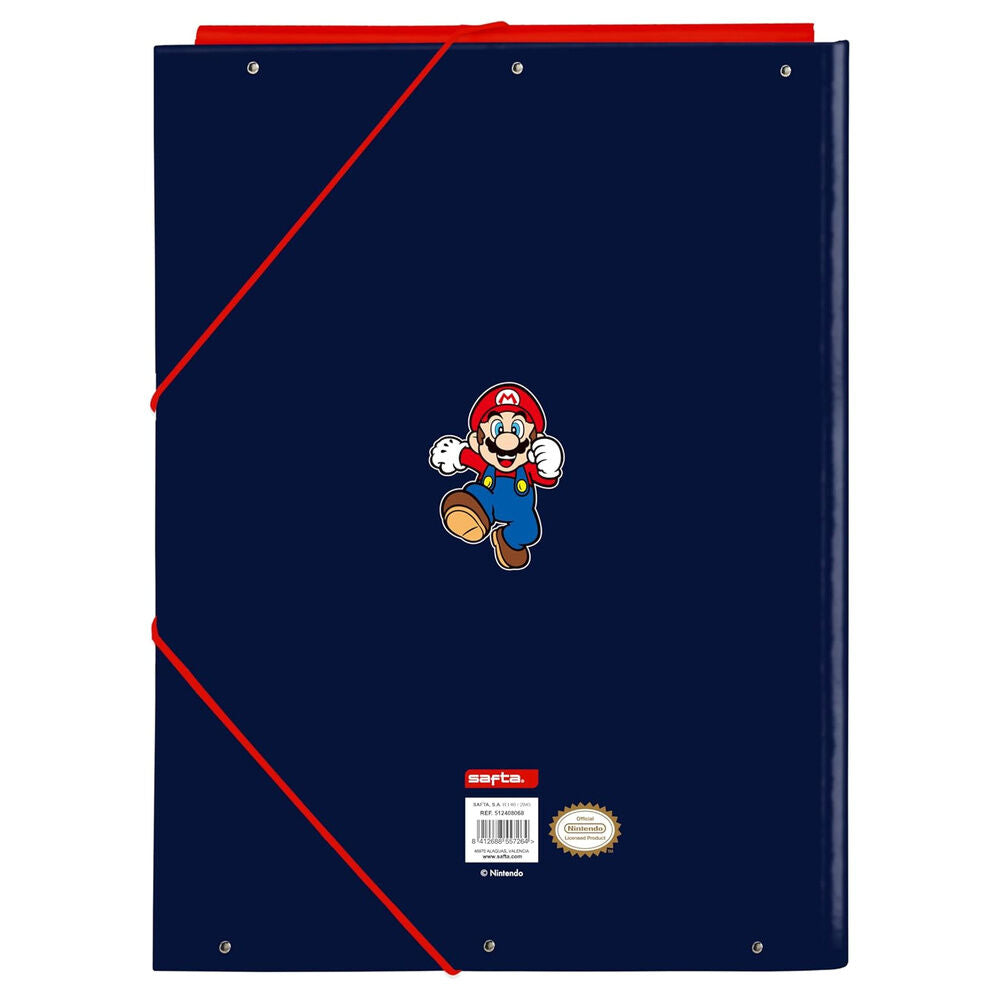 Capa com 3 abas Super Mario World