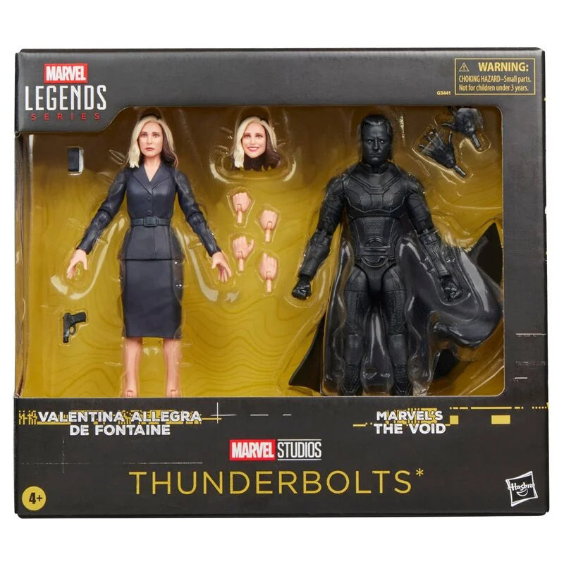 Marvel Legends Valentina Allegra de Fontaine & The Void Thunderbolts 2-Pack 6-inch Action Figures