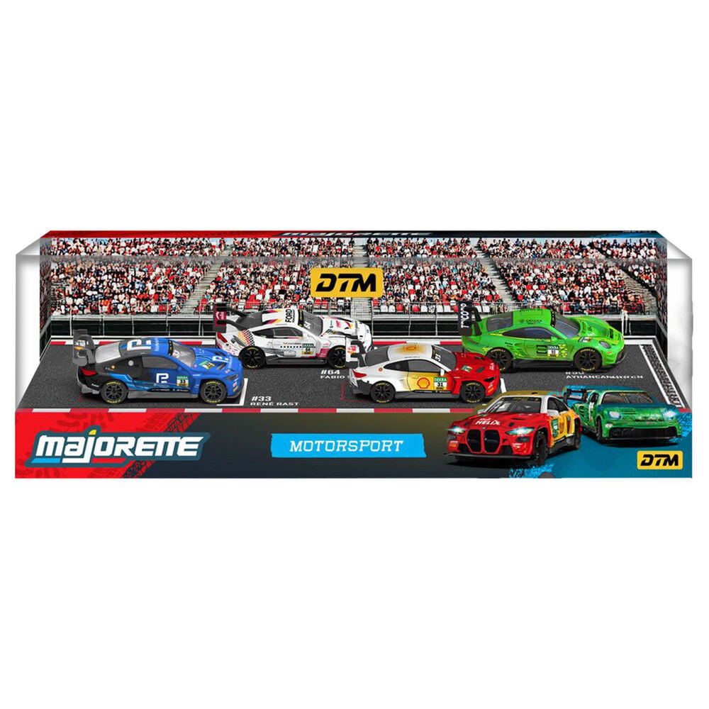 Conjunto de 4 Carros Motorsport DTM Majorette — imagem 2