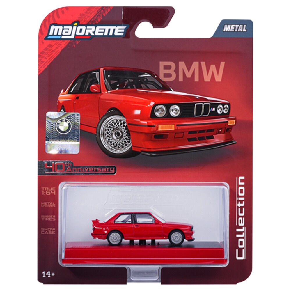 BMW M3 1986 Vermelho Majorette — imagem 3