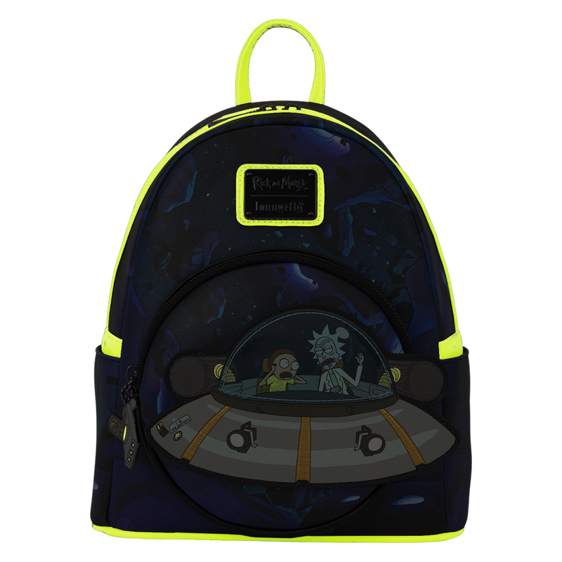 Cartoon Network Rick and Morty Space Cruiser Loungefly Backpack 26cm
