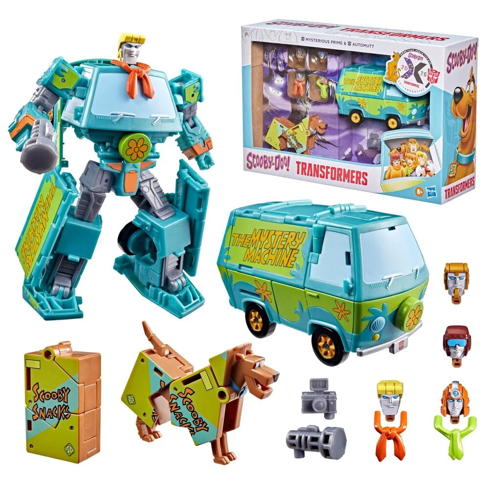Conjunto de Figuras Scooby-Doo x Transformers 15 cm — imagem 1