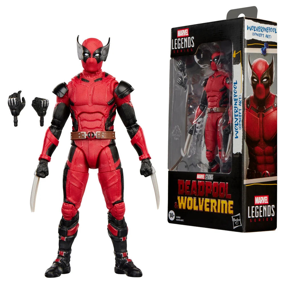 Figura Wolverinepool Concept Art Deadpool & Wolverine Marvel 15 cm — imagem 2