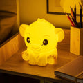 Candeeiro silicone recarregável SquishyGlo Simba Rei Leão
