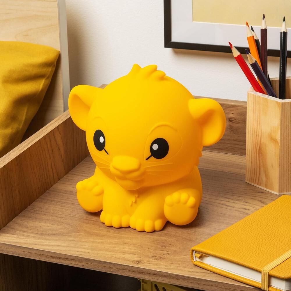 Candeeiro silicone recarregável SquishyGlo Simba Rei Leão