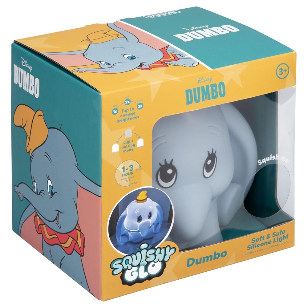 Candeeiro recarregável SquishyGlo Dumbo