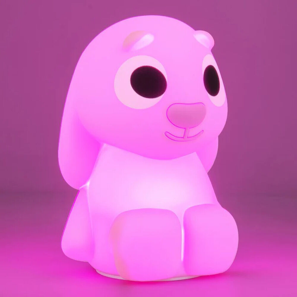 SquishyGlo Floppy Bluey em silicone recarregável com luzes