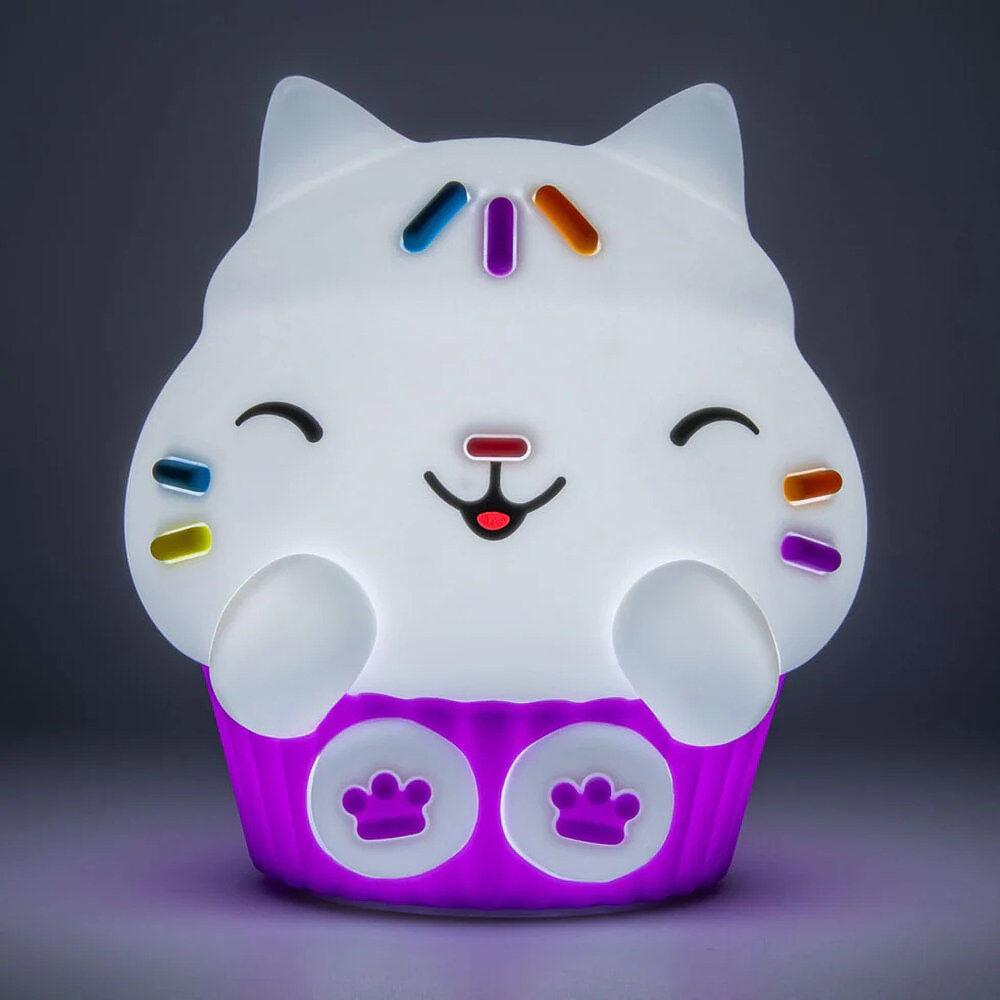 Candeeiro silicone recargável SquishyGlo Cakey Cat Gabby´s Dollhouse